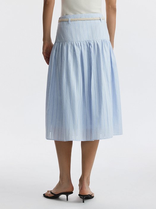 Юбка из хлопка и льна: фото №5