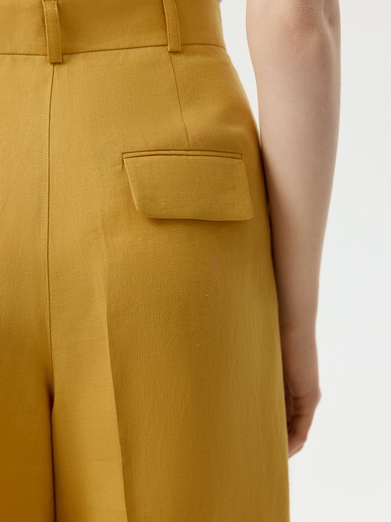 Бермуды из 100% льна