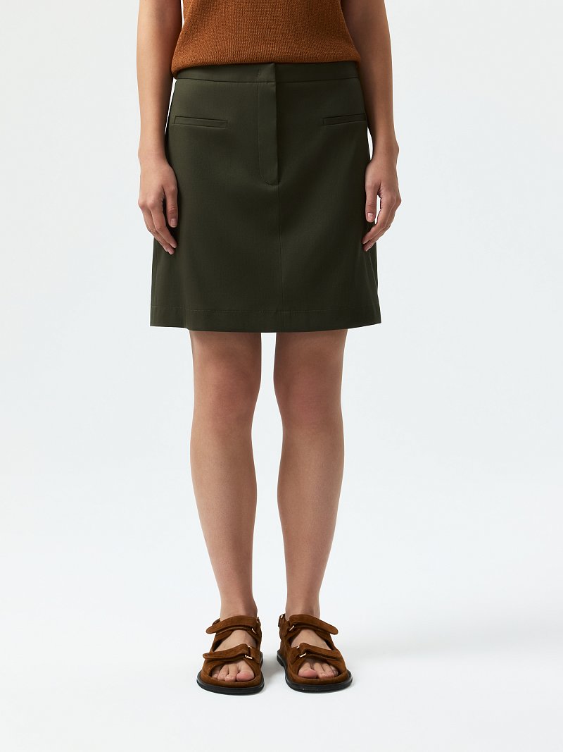 Мини-юбка из хлопка