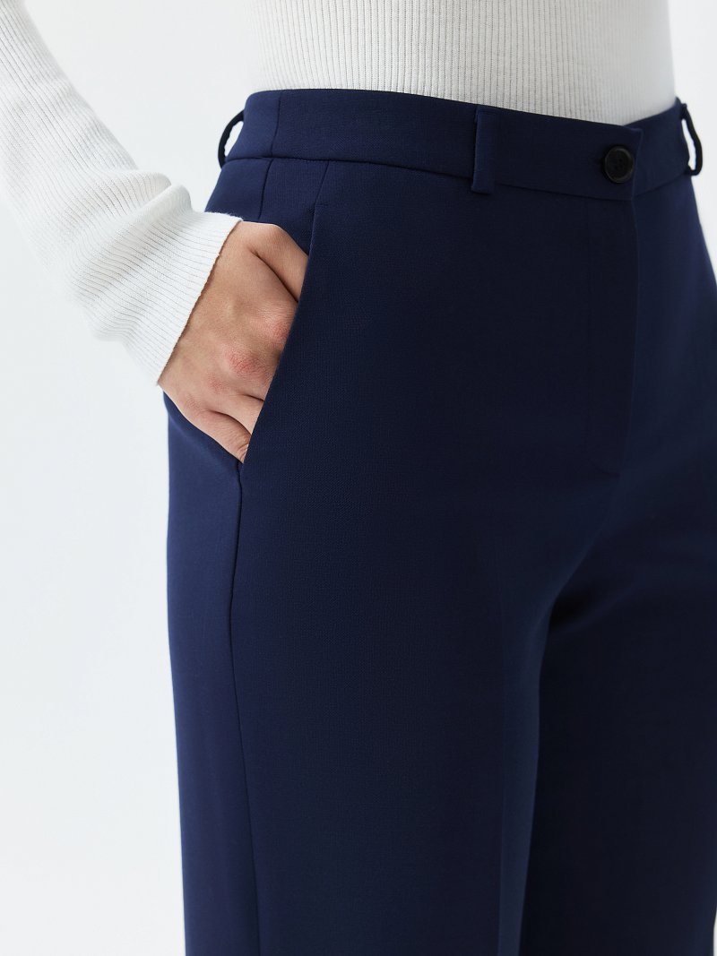 Брюки расклешенного кроя