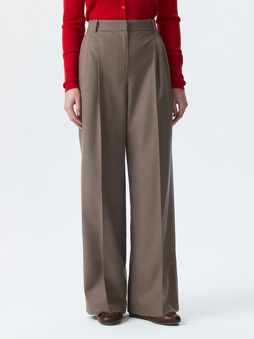 Широкие брюки из фланели: фото №3