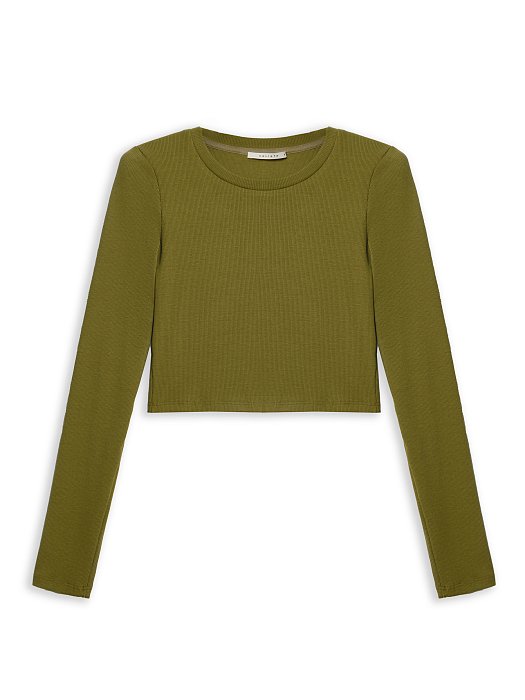 Укороченный лонгслив из хлопка : фото №6