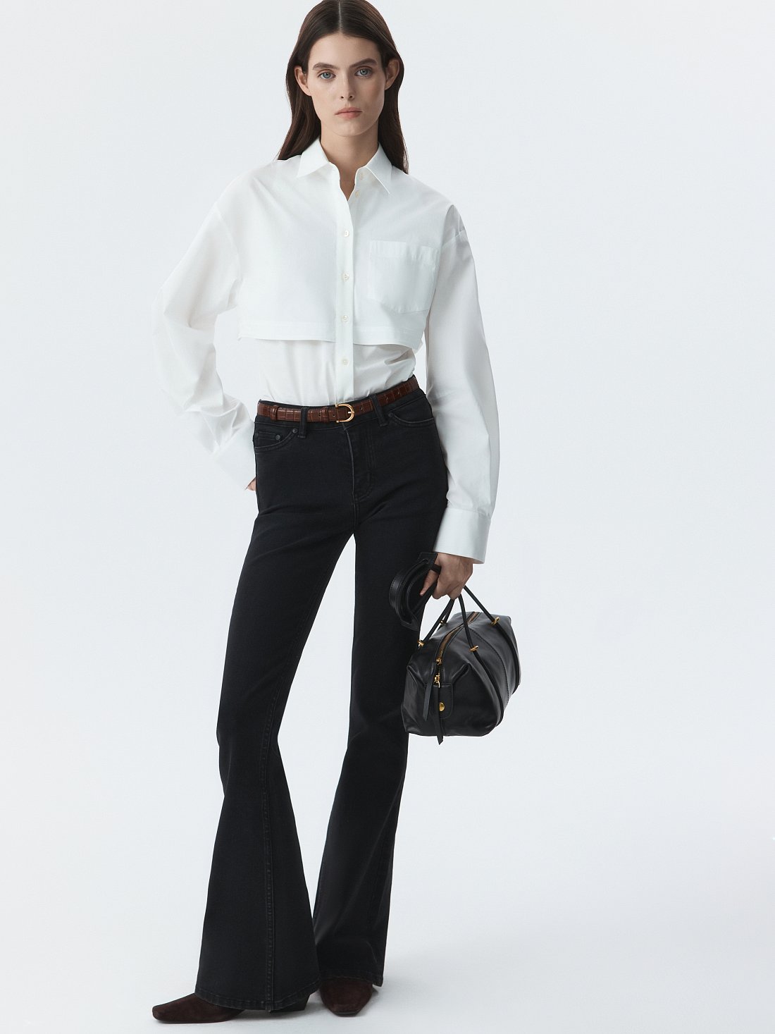 Боди-рубашка из хлопка: фото №1