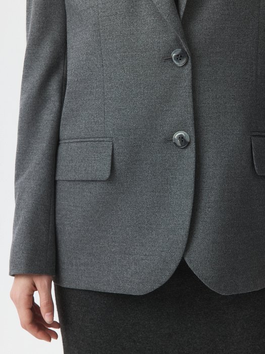 Прямой однобортный жакет: фото №5