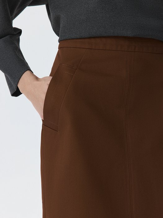 Юбка-карандаш из хлопка: фото №4