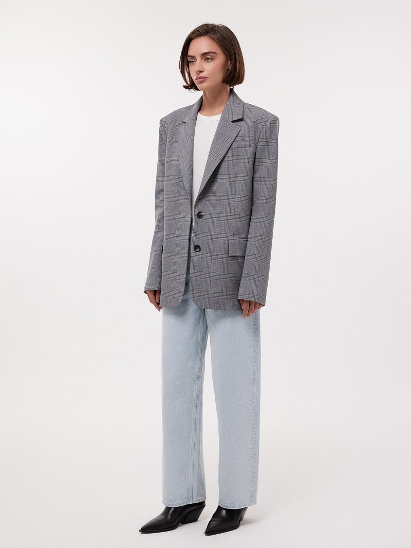 Прямой жакет 