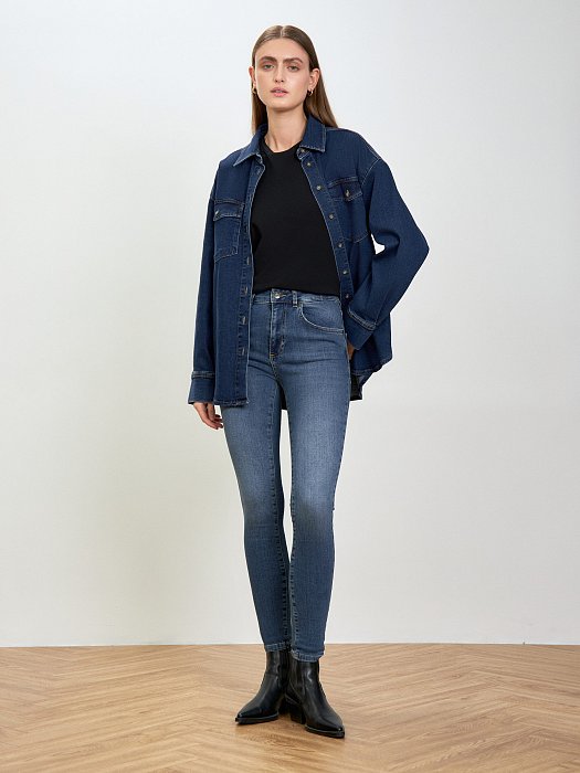 Джинсы узкого кроя: фото №3