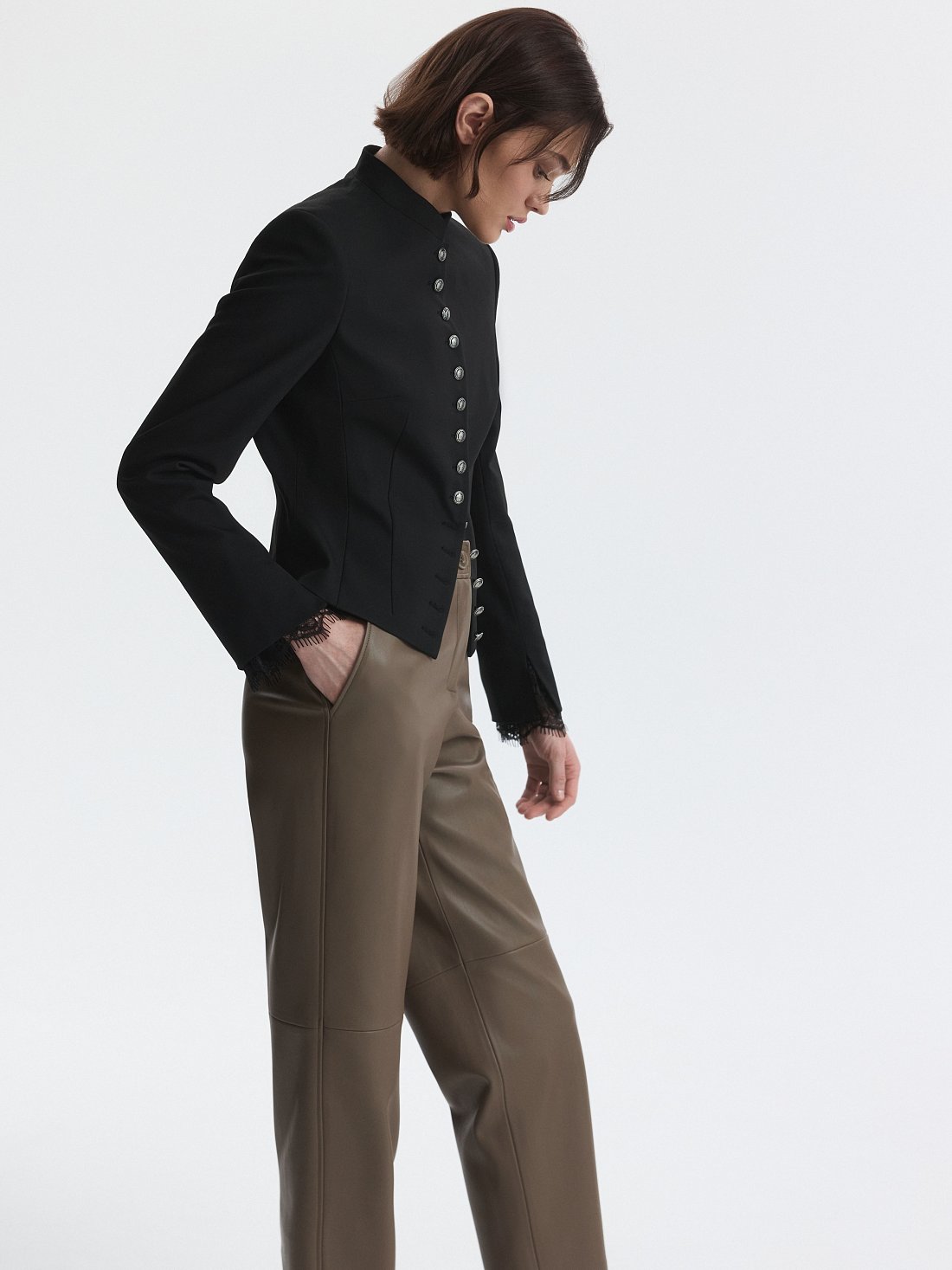 Брюки из искусственной кожи: фото №1