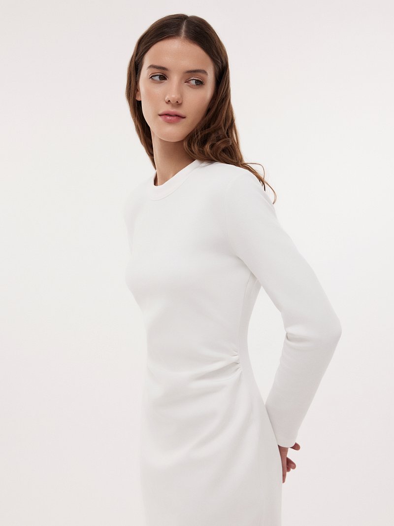 Трикотажное платье из хлопка