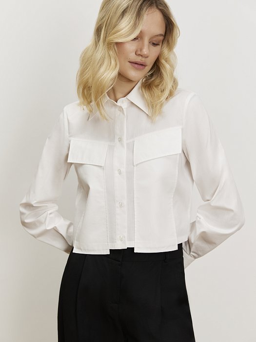 Укороченная рубашка: фото №7