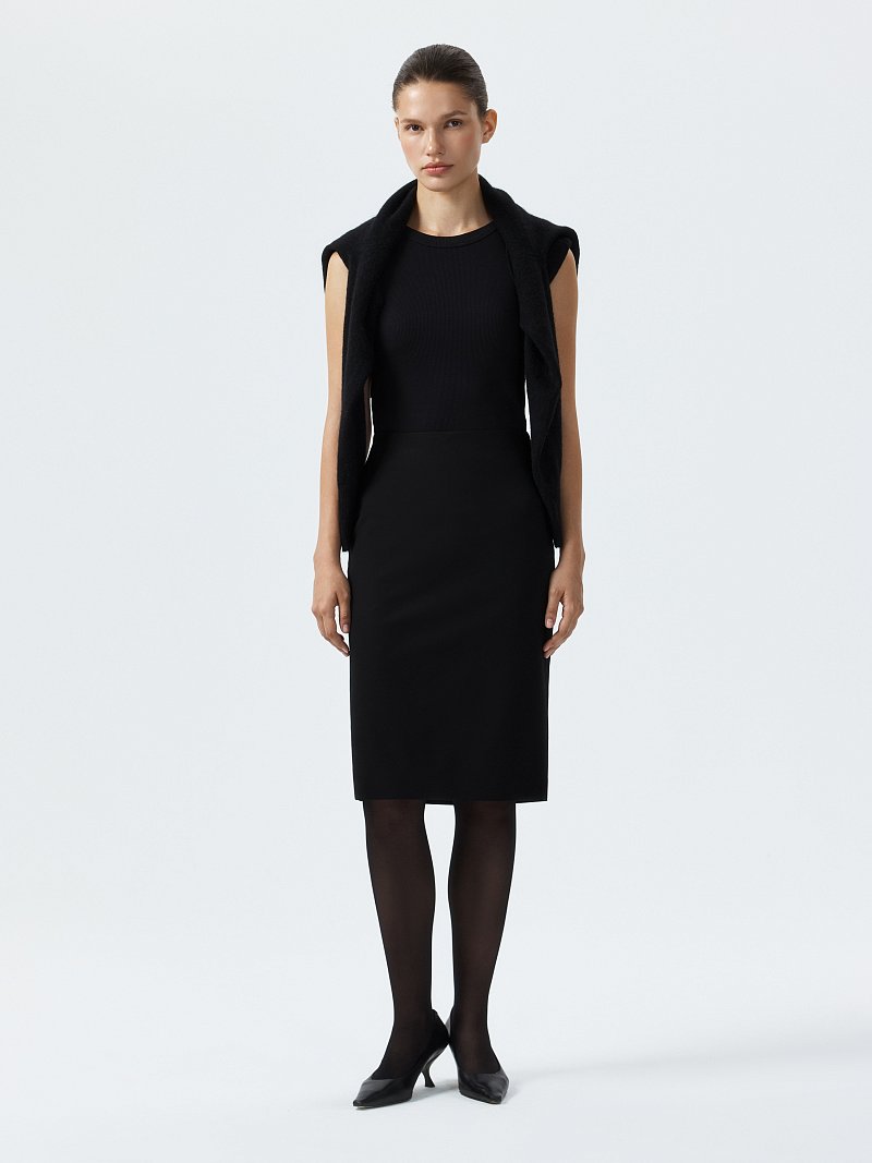 Юбка-карандаш из вискозы