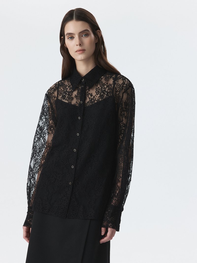 Кружевная блуза 
