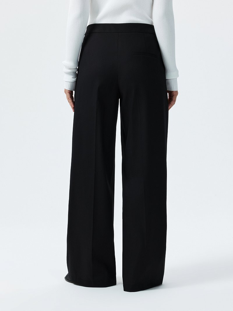 Широкие брюки со стрелками