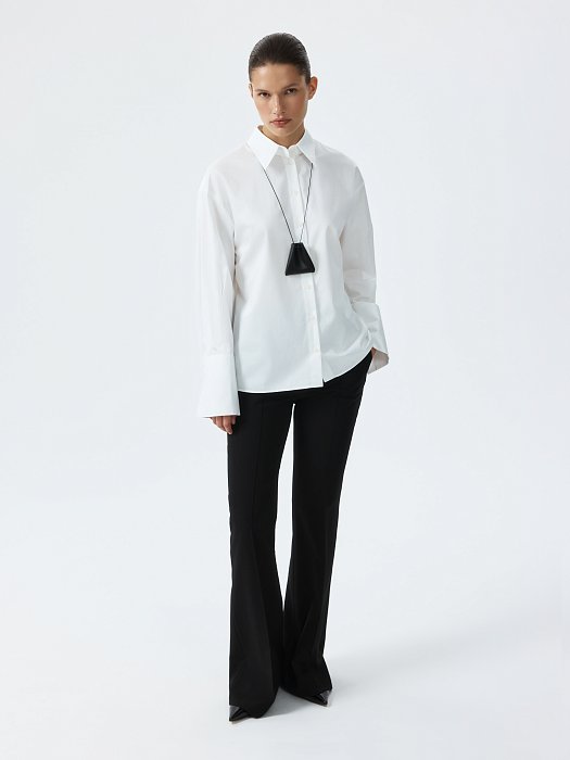 Рубашка с широкими манжетами: фото №2