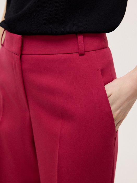 Классические брюки с высокой посадкой: фото №3