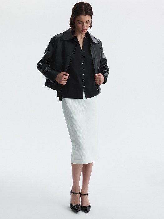 Юбка-карандаш из твида: фото №7