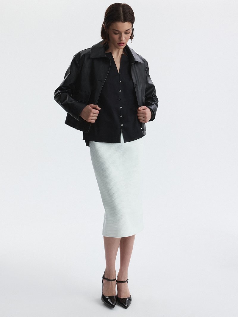 Юбка-карандаш из твида