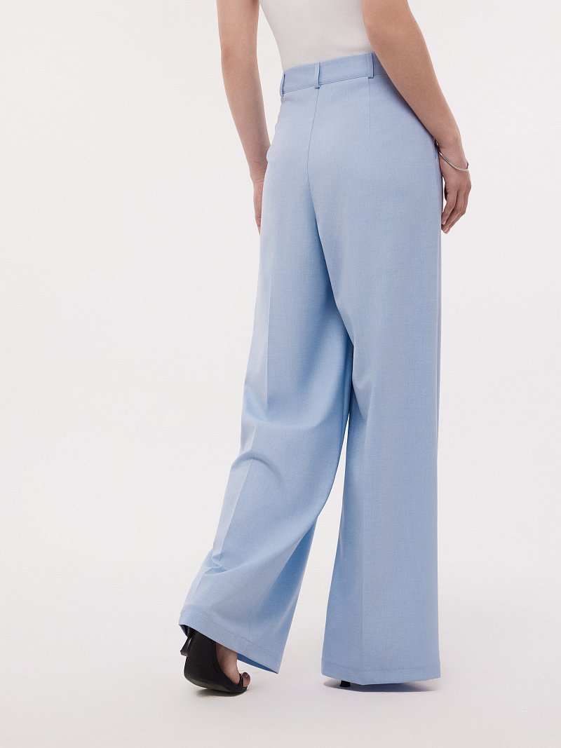 Брюки с асимметричным поясом