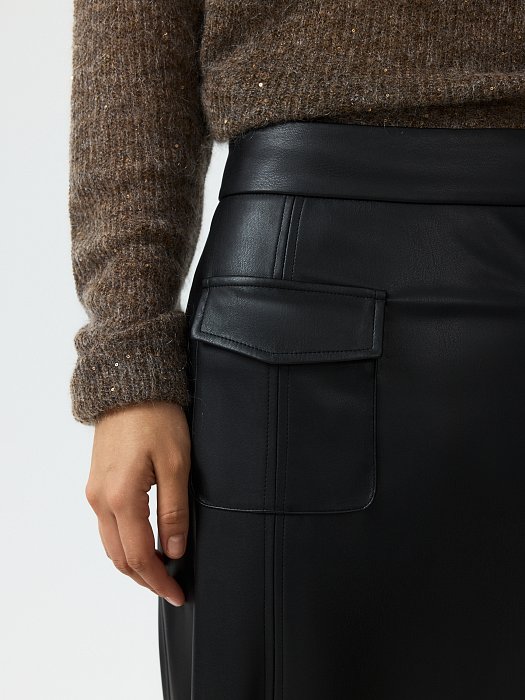 Юбка из экокожи: фото №4