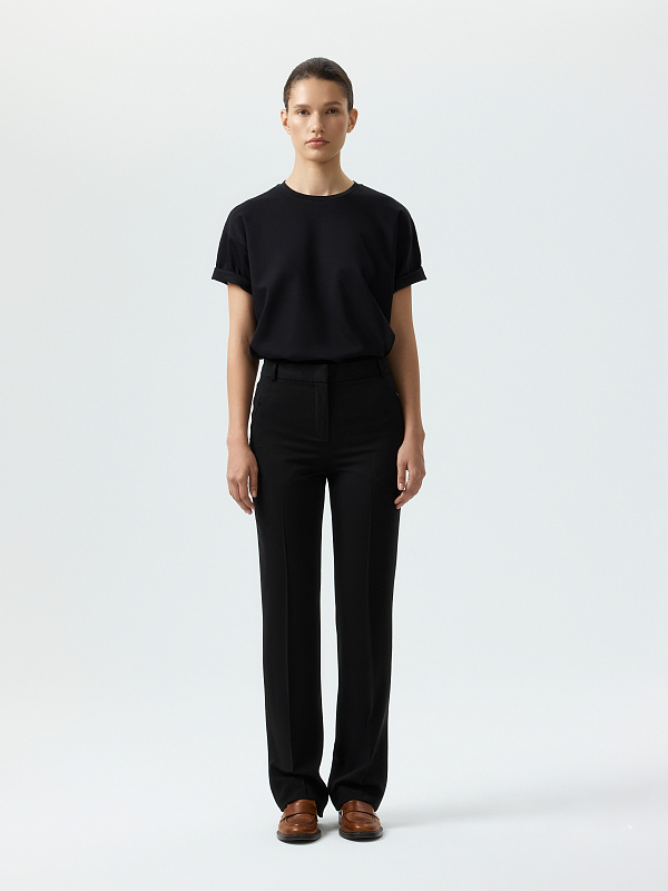 Зауженные брюки из лиоцелла