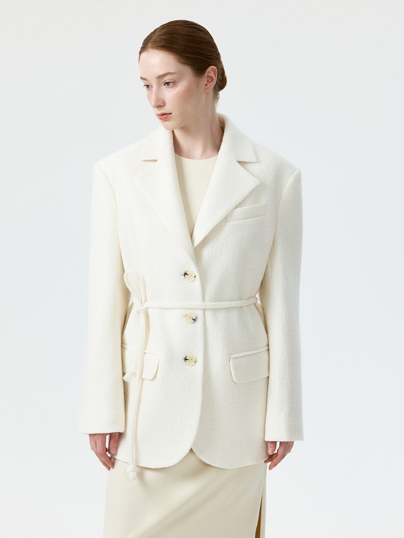 Полупальто с шерстью