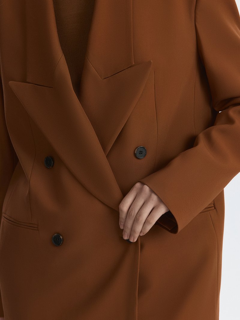 Двубортный жакет из вискозы (Р158)