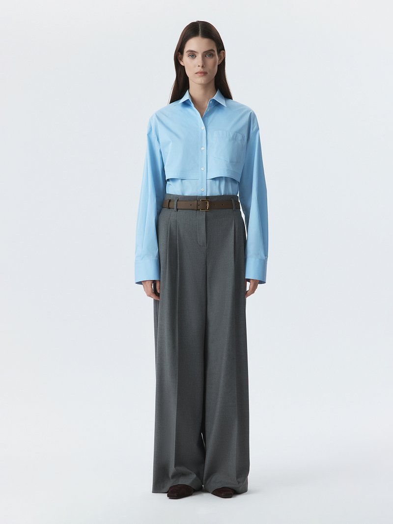 Боди-рубашка из хлопка