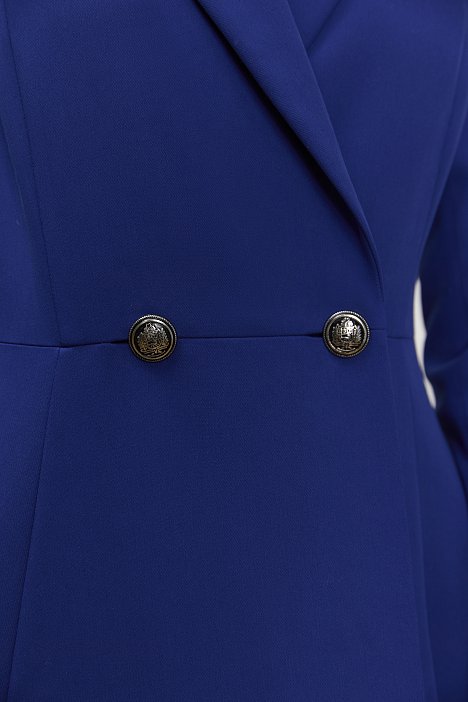 Платье на запах из костюмной ткани: фото №6