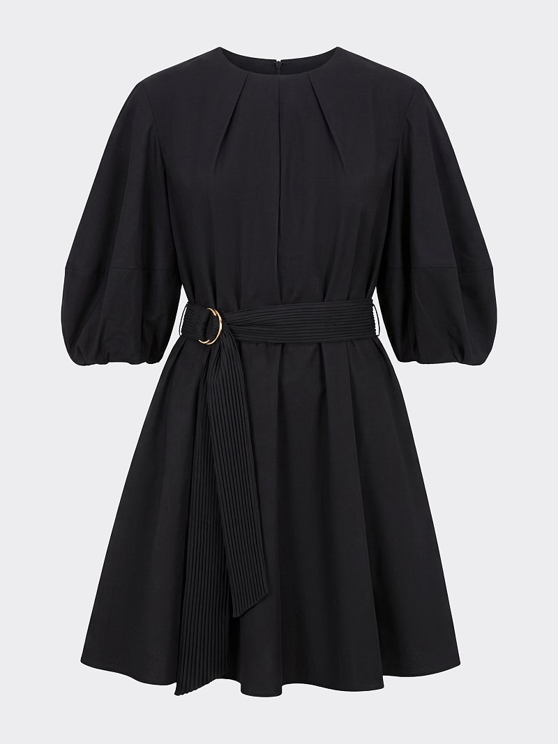 Платье из хлопка с поясом