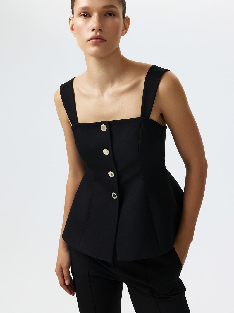 Жилет со съемными бретелями