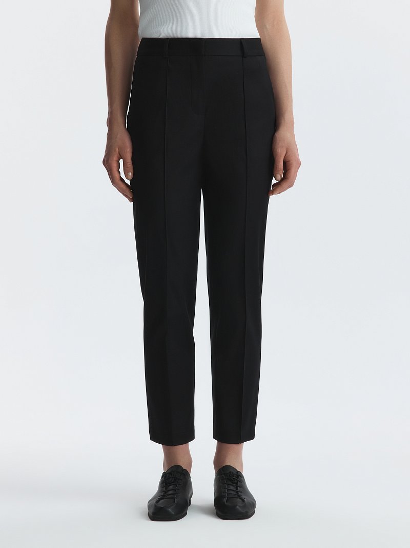 Зауженные брюки из хлопка