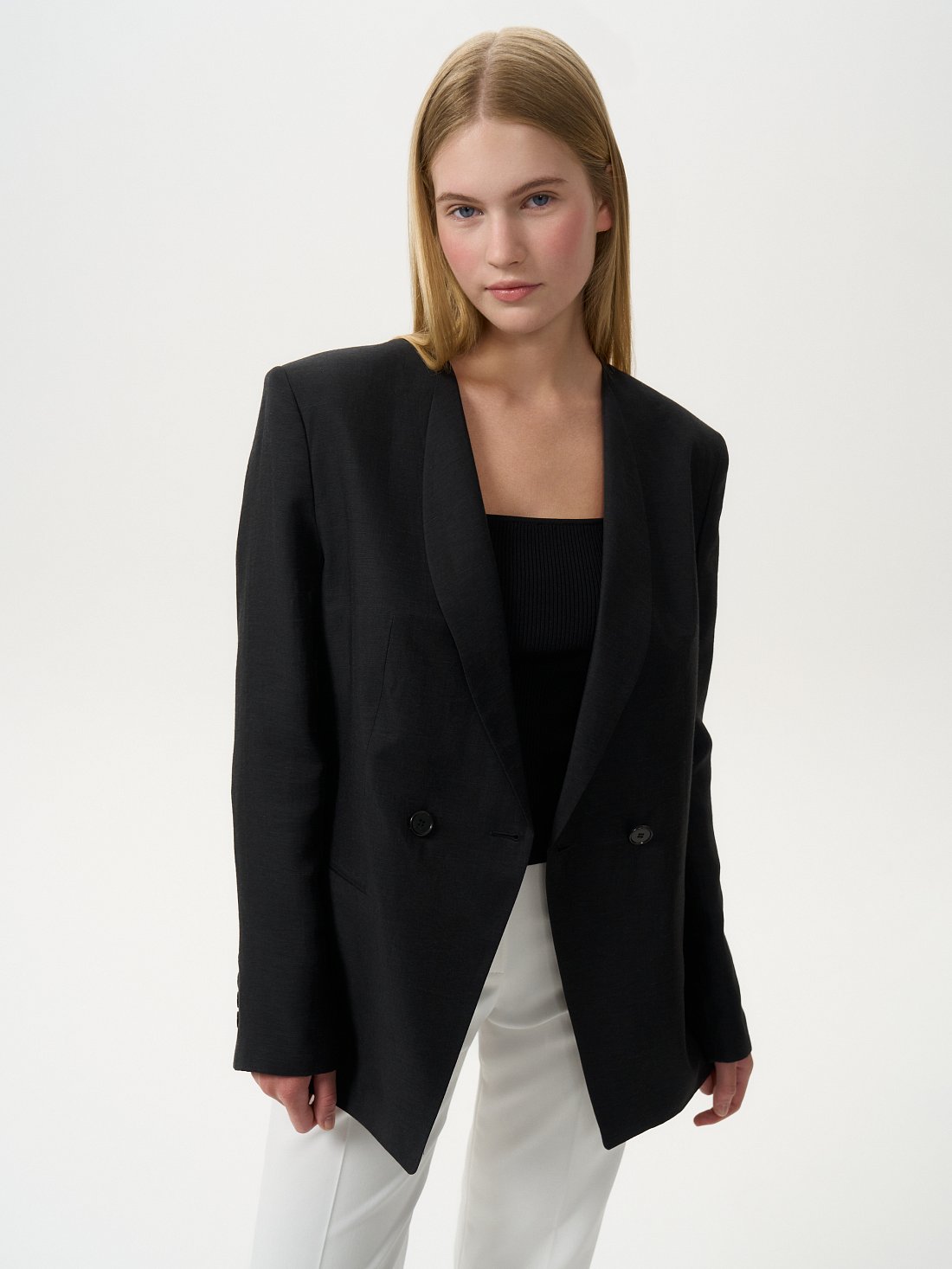 Жакет из конопляной ткани: фото №1