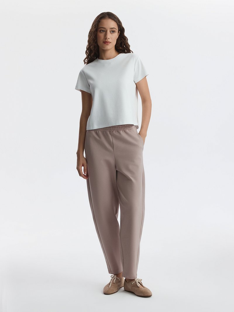 Трикотажные брюки из вискозы