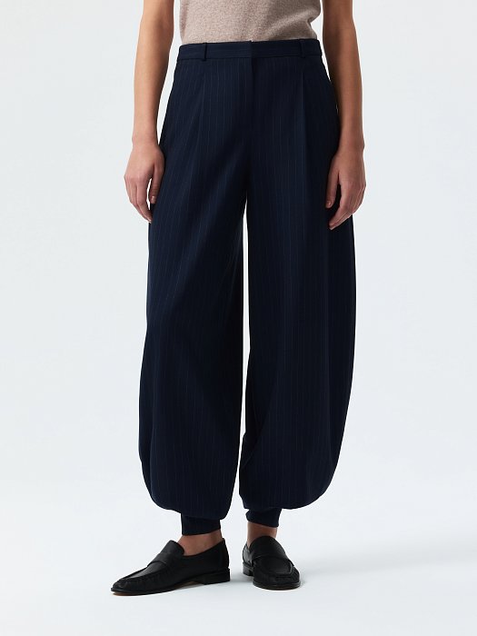 Шаровары из костюмной ткани: фото №3