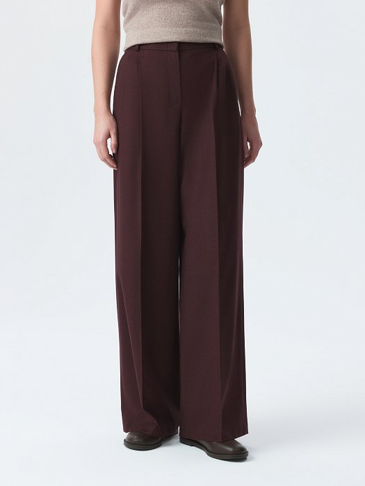 Широкие брюки из фланели: фото №3