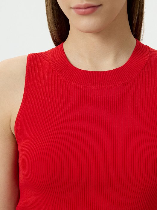 Укороченный топ из вискозы: фото №2