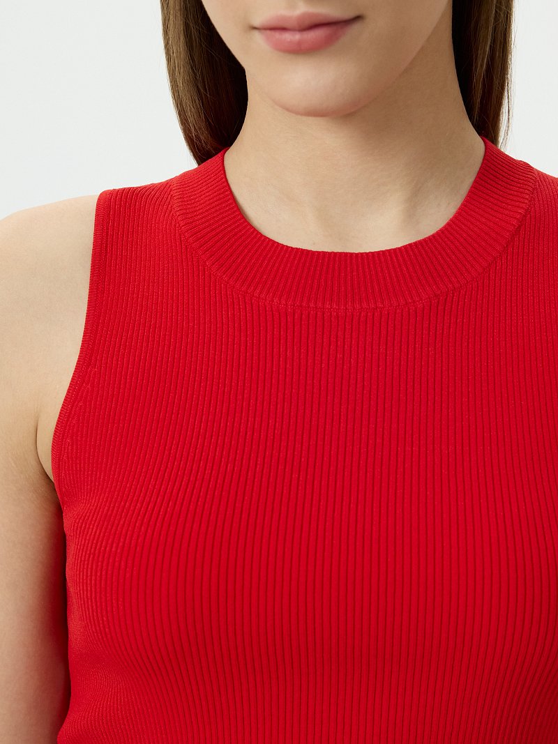 Укороченный топ из вискозы