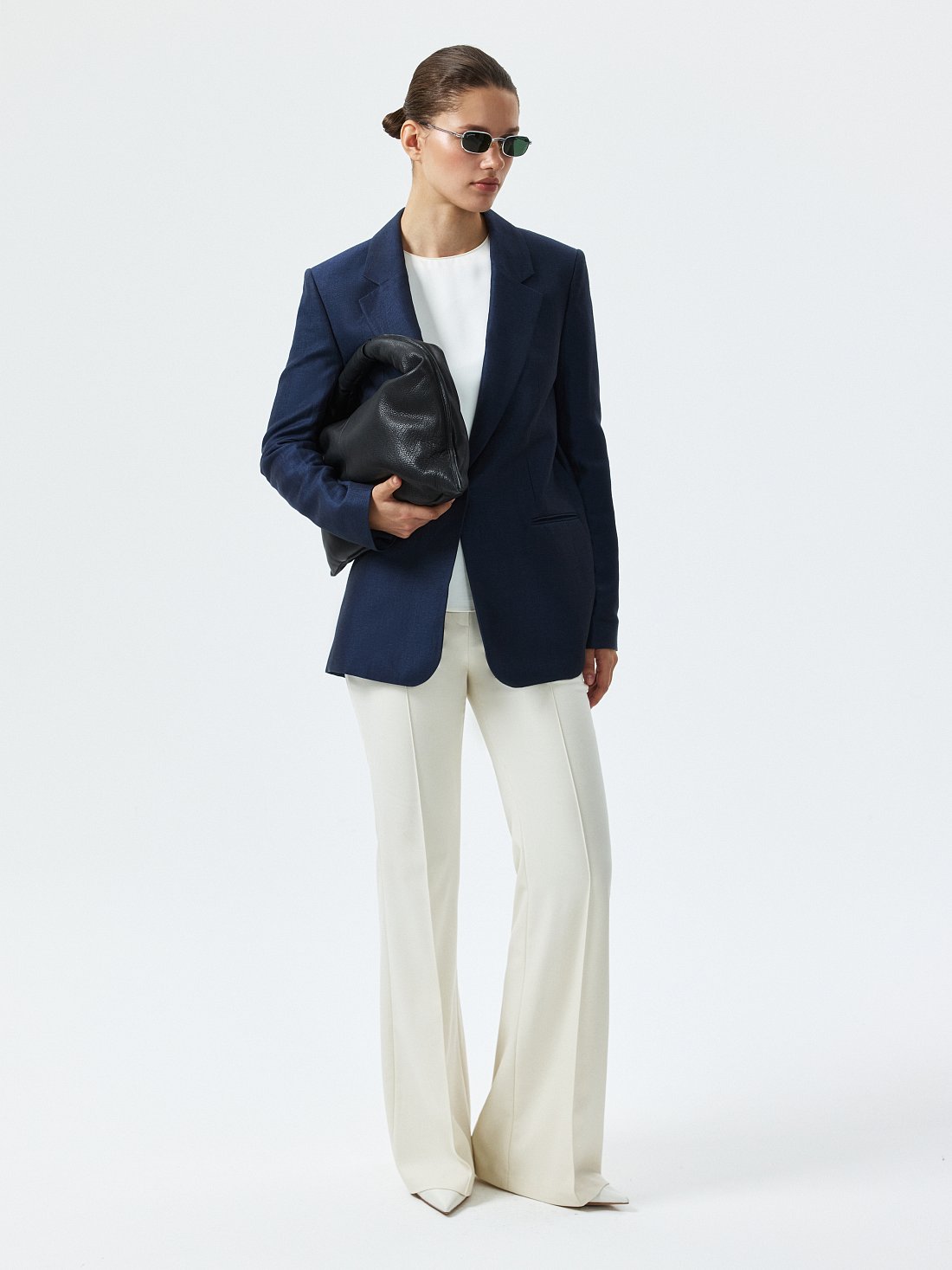 Прямой жакет изо льна: фото №1