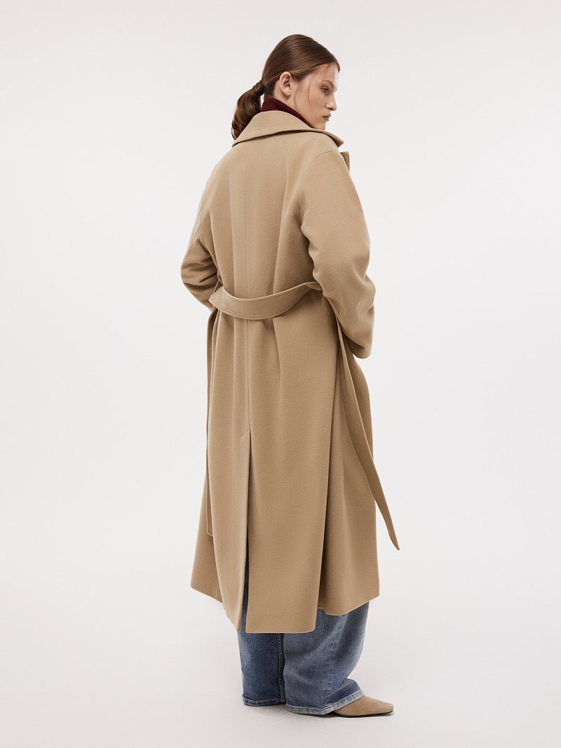 Пальто-халат из шерсти