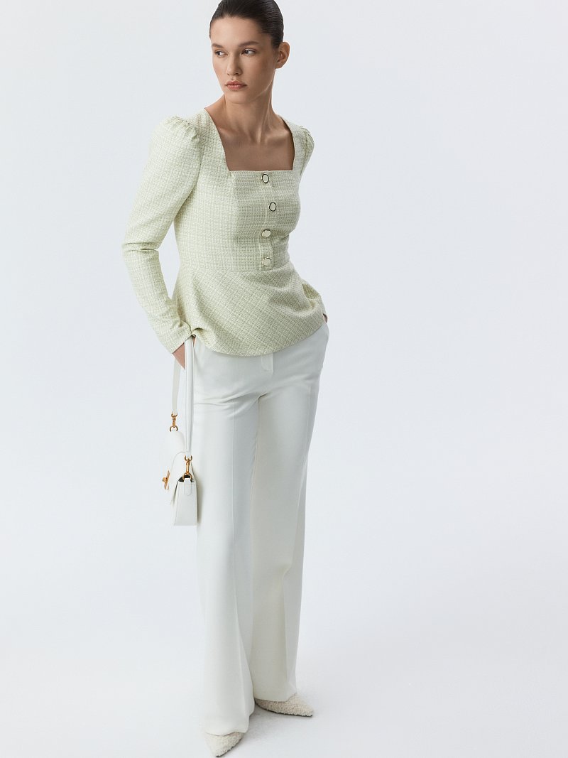 Блуза из твида