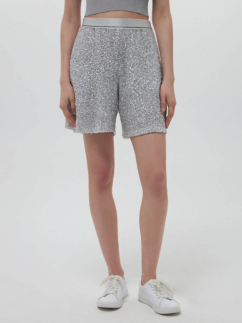 Шорты с пайетками