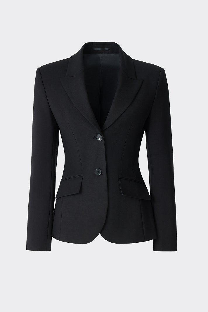 Приталенный жакет из вискозы