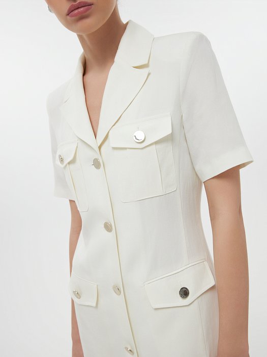 Платье-сафари с поясом: фото №2