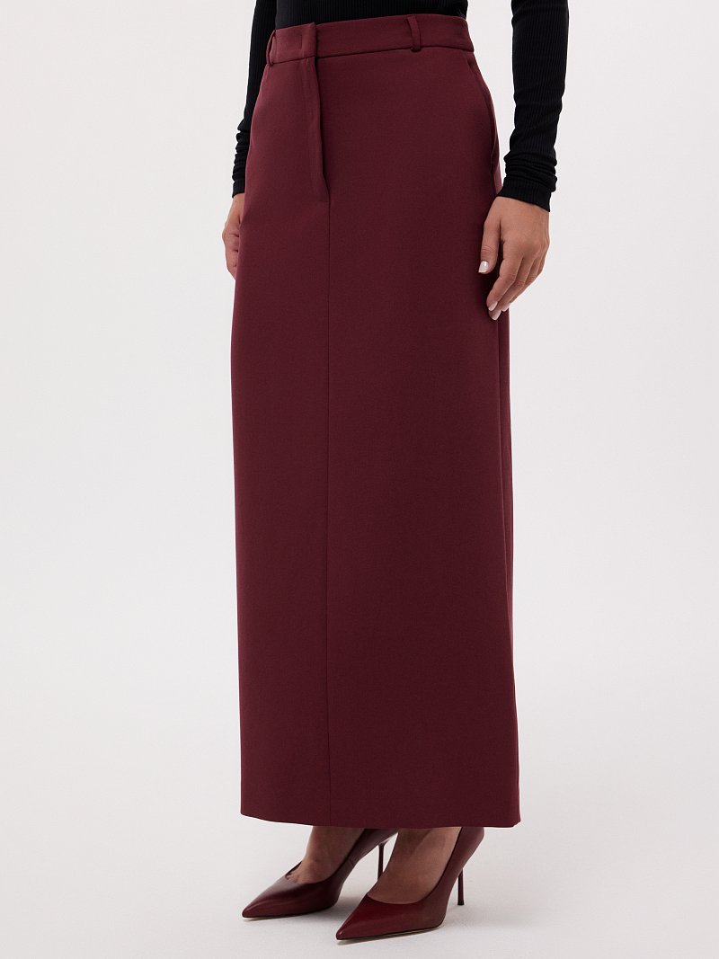 Юбка-макси прямого кроя
