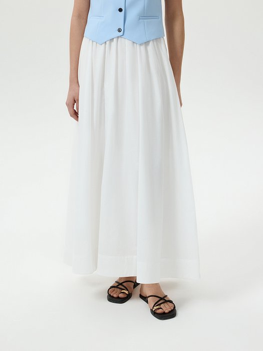 Юбка-макси из хлопка: фото №2