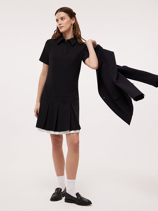 Платье-поло из трикотажа: фото №5