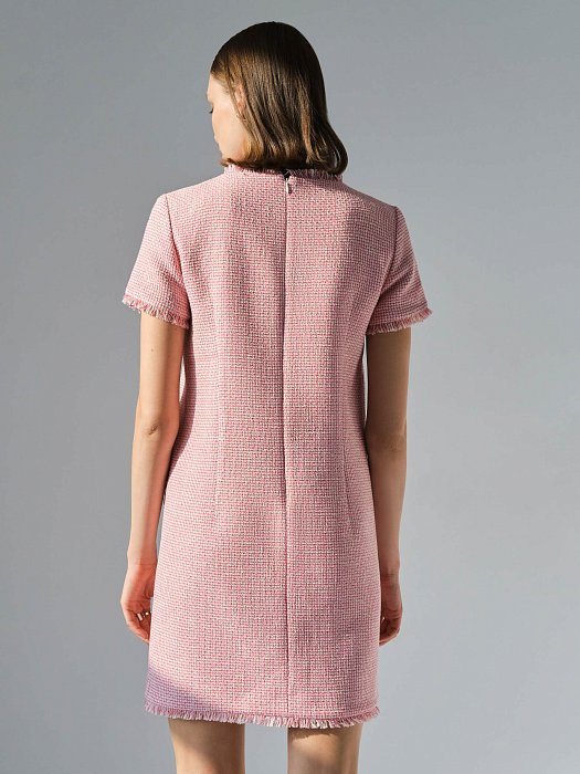 Твидовое платье с карманами: фото №7