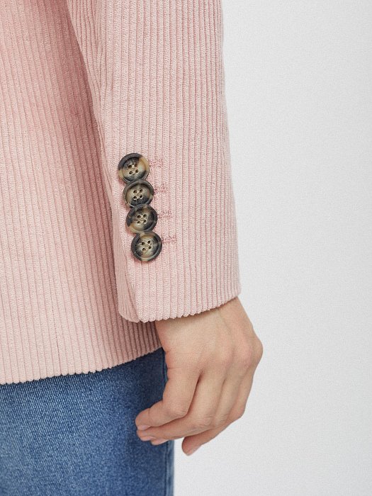 Жакет из вельвета с карманами: фото №6