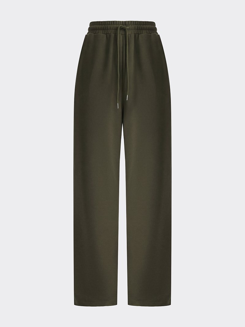 Трикотажные брюки на кулиске