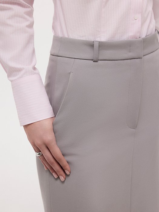 Юбка-мини прямого кроя: фото №3